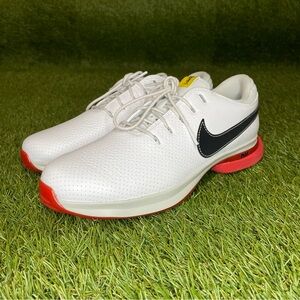 Nike Air Zoom Victory Tour 3 Golf Shoes White Red Black DV6798-101 Mens Size 9.5